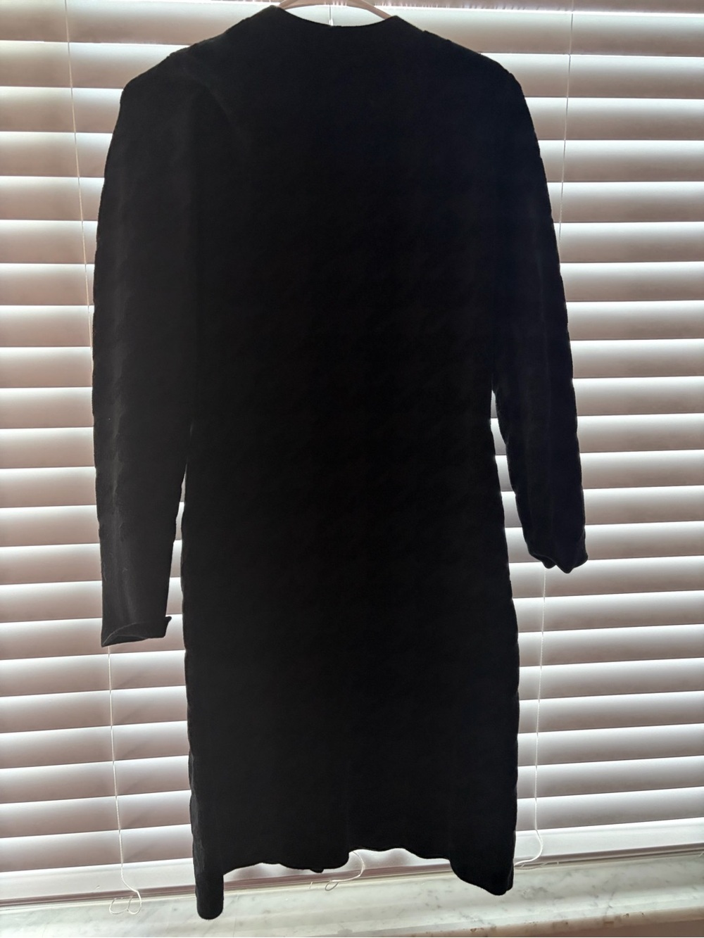 Marciano Black Long Sleeve Shift Dress